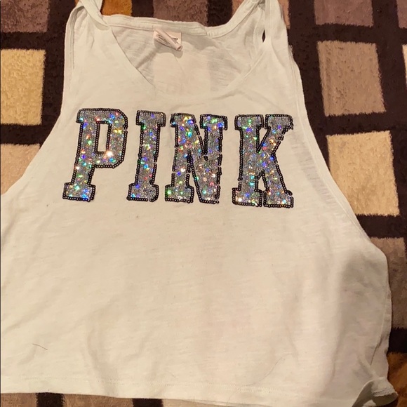 PINK VS BABY BLUE TANK - Picture 1 of 2